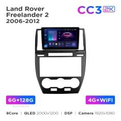 Radio samochodowe Teyes CC3 2k 6+128 Gb Land Rover Freelander 2 2006-2012 9"