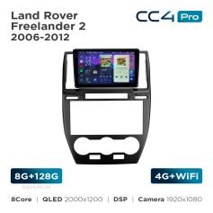 Radio samochodowe Teyes CC4 Pro 2k 8+128 Gb Land Rover Freelander 2 2006-2012 9"