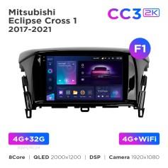 Radio samochodowe Teyes CC3 2k 4+32 Gb Mitsubishi Eclipse Cross 1 2017-2021 (F1) 9"