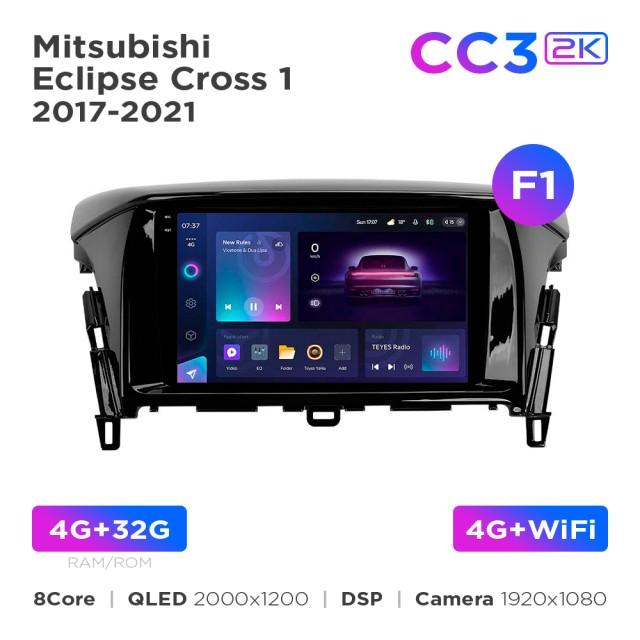 Radio samochodowe Teyes CC3 2k 4+32 Gb Mitsubishi Eclipse Cross 1 2017-2021 (F1) 9"