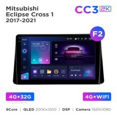 Radio samochodowe Teyes CC3 2k 4+32 Gb Mitsubishi Eclipse Cross 1 2017-2021 (F2) 10"