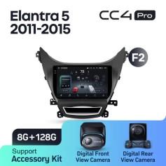 Radio samochodowe Teyes CC4 Pro 2k 8+128 Gb Hyundai Elantra 5 JK GD MD UD 2010-2016 (F2) 9"