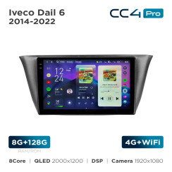Radio samochodowe Teyes CC4 Pro 2k 8+128 Gb Iveco Daily 6 2014-2022 9"