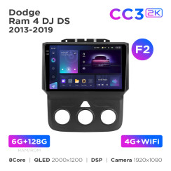 Radio samochodowe Teyes CC3 2k 6+128 Gb Dodge Ram 4 DJ DS 2013-2019 (F2) 9