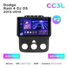 Radio samochodowe do Dodge Ram 4 DJ DS 2013-2019 (F2) Teyes CC3L 4+32 Gb 9"