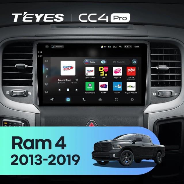 Radio samochodowe Teyes CC4 Pro 2k 8+128 Gb Dodge Ram 4 DJ DS 2013-2019 (F2) 9"