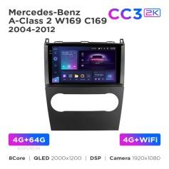 Radio samochodowe Teyes CC3 2k 4+64 Gb Mercedes-Benz A-Class 2 W169 C169 2004-2012 9