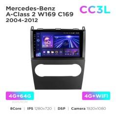 Radio samochodowe Teyes CC3L 4+64 Gb Mercedes-Benz A-Class 2 W169 C169 2004-2012 9"