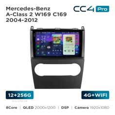 Radio samochodowe Teyes CC4 Pro 2k 12+256 Gb Mercedes-Benz A-Class 2 W169 C169 2004-2012 9"