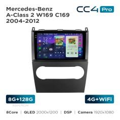 Radio samochodowe Teyes CC4 Pro 2k 8+128 Gb Mercedes-Benz A-Class 2 W169 C169 2004-2012 9"