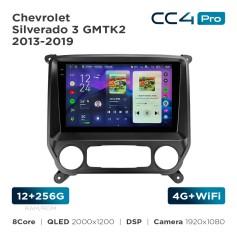 Radio samochodowe Teyes CC4 Pro 2k 12+256 Gb Chevrolet Silverado 3 GMTK2 2013-2019 10"