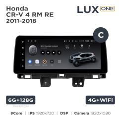 Radio samochodowe Teyes LUX ONE 6+128 Gb Honda CR-V 4 RM RE 2011-2018 (C) 12.3"
