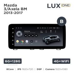 Radio samochodowe Teyes LUX ONE 6+128 Gb Mazda 3 / Axela BM 2013-2017 (B) 12.3"
