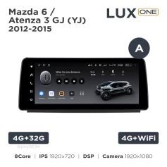 Radio samochodowe Teyes LUX ONE 4+32 Gb Mazda 6 / Atenza 3 GJ (YJ) 2012-2015 (A) 12.3"