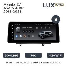 Radio samochodowe Teyes LUX ONE 6+128 Gb 360° Mazda 3 / Axela 4 BP 2018-2023 (B) 12.3"