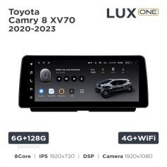 Radio samochodowe Teyes LUX ONE 6+128 Gb Toyota Camry 8 XV70 2020-2023 12.3"
