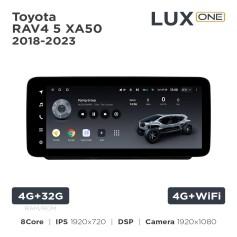 Radio samochodowe Teyes LUX ONE 4+32 Gb Toyota RAV4 5 XA50 2018-2023 12.3"