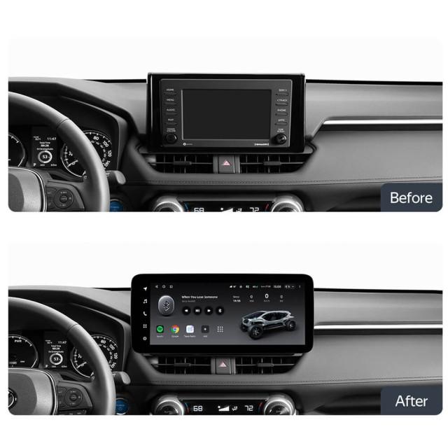 Radio samochodowe Teyes LUX ONE 6+128 Gb 360° Toyota RAV4 5 XA50 2018-2023 12.3"