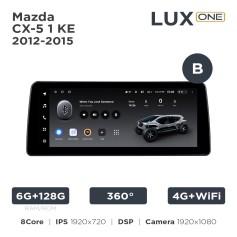 Radio samochodowe Teyes LUX ONE 6+128 Gb 360° Mazda CX-5 1 KE 2012-2015 (B) 12.3"