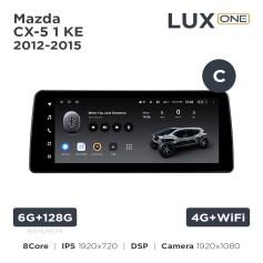 Radio samochodowe Teyes LUX ONE 6+128 Gb Mazda CX-5 1 KE 2012-2015 (C) 12.3"
