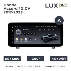 Radio samochodowe Teyes LUX ONE 6+128 Gb 360° Honda Accord 10 CV 2017-2023 (A) 12.3"