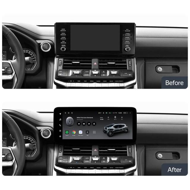 Radio samochodowe Teyes LUX ONE 6+128 Gb Toyota Land Cruiser J300 2021-2023 (F1) (A) 12.3"
