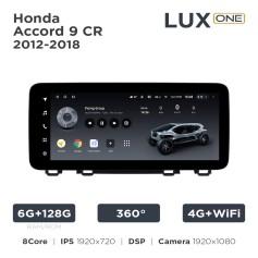 Radio samochodowe Teyes LUX ONE 6+128 Gb 360° Honda CR-V 5 RT RW 2017-2022 12.3"
