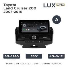 Radio samochodowe Teyes LUX ONE 6+128 Gb 360° Toyota Land Cruiser 200 11 2007-2015 (A) 12.3"