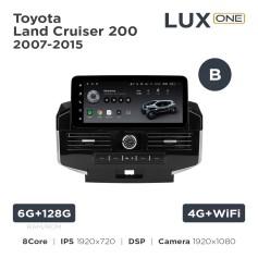 Radio samochodowe Teyes LUX ONE 6+128 Gb Toyota Land Cruiser 200 11 2007-2015 (B) 12.3"