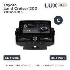 Radio samochodowe Teyes LUX ONE 6+128 Gb Toyota Land Cruiser 200 11 2007-2015 (C) 12.3"