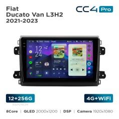 Radio samochodowe Teyes CC4 Pro 2k 12+256 Gb Fiat Ducato Van L3H2 2021-2023 9"