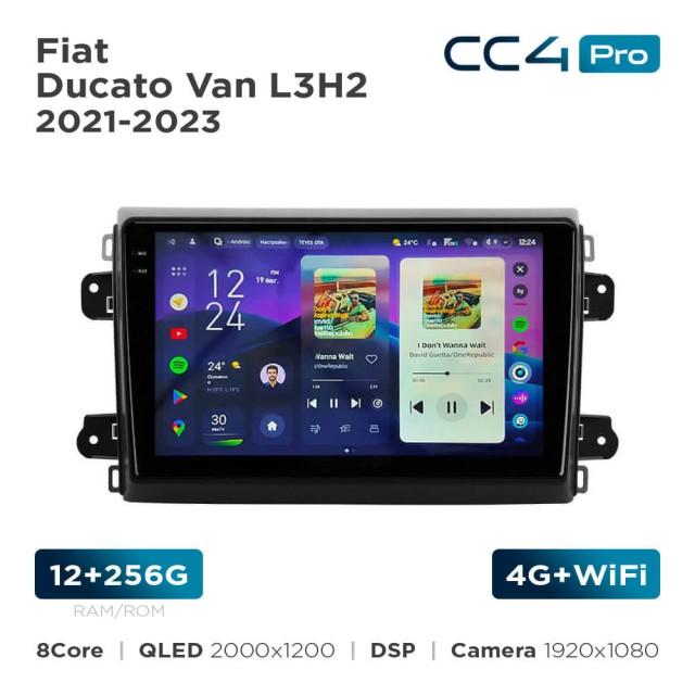 Radio samochodowe Teyes CC4 Pro 2k 12+256 Gb Fiat Ducato Van L3H2 2021-2023 9"