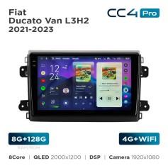 Radio samochodowe Teyes CC4 Pro 2k 8+128 Gb Fiat Ducato Van L3H2 2021-2023 9"