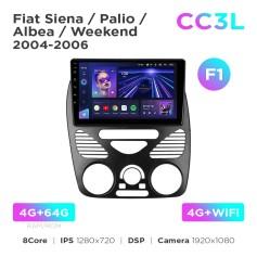 Radio samochodowe Teyes CC3L 4+64 Gb Fiat Siena / Palio / Albea / Weekend 2004-2006 (F1) 9"