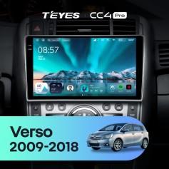 Radio samochodowe Teyes CC4 Pro 2k 12+256 Gb Toyota Verso R20 2009-2018 (F1) 9"