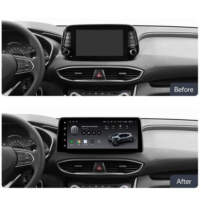 Radio samochodowe Teyes LUX ONE 6+128 Gb 360° Hyundai Santa Fe 4 2018-2021 12.3"