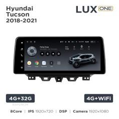 Radio samochodowe Teyes LUX ONE 4+32 Gb Hyundai Tucson (1 Din) 2018-2021 12.3"