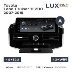 Radio samochodowe Teyes LUX ONE 4+32 Gb Toyota Land Cruiser 200 11 2007-2015 (A) 12.3"