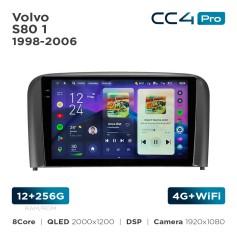 Radio samochodowe Teyes CC4 Pro 2k 12+256 Gb Volvo S80 1 1998-2006 9"