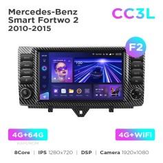Radio samochodowe Teyes CC3L 4+64 Gb Mercedes-Benz Smart Fortwo 2 2010-2015 (F2) 9"