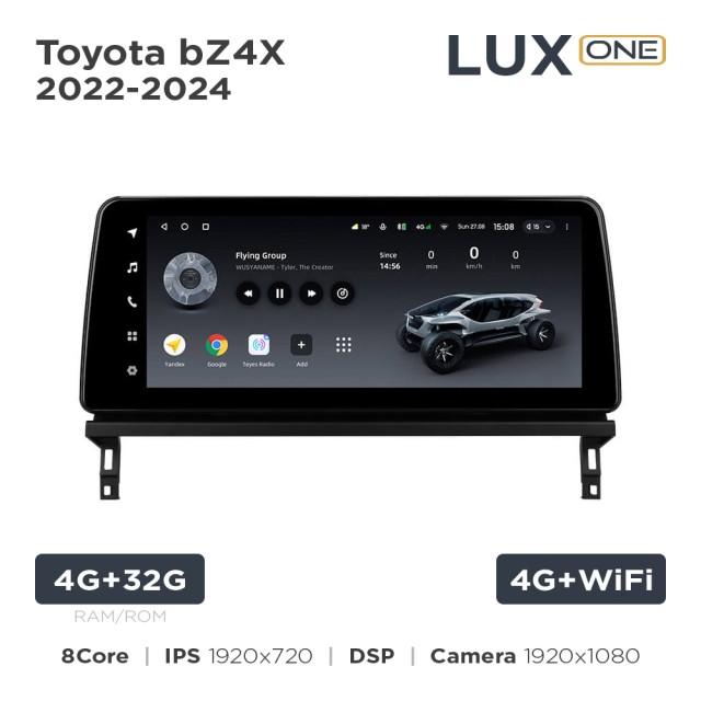 Radio samochodowe Teyes LUX ONE 4+32 Gb Toyota bZ4X 2022-2024 12.3"