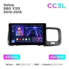 Radio samochodowe Teyes CC3L 4+64 Gb Volvo S60 Y20 2010-2018 9"