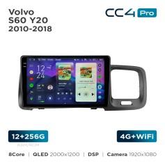 Radio samochodowe Teyes CC4 Pro 2k 12+256 Gb Volvo S60 Y20 2010-2018 9"