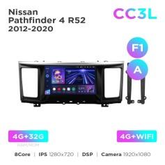 Radio samochodowe Teyes CC3L 4+32 Gb Nissan Pathfinder 4 R52 2012-2020 (F1) (A) 9"