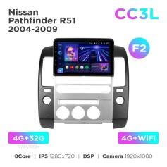 Radio samochodowe Teyes CC3L 4+32 Gb Nissan Pathfinder R51 2004-2009 (F2) 9"