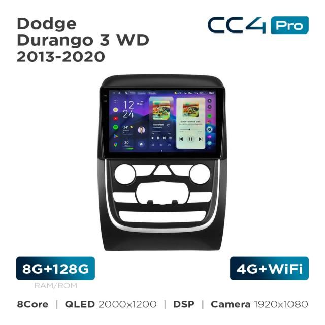 Radio samochodowe Teyes CC4 Pro 2k 8+128 Gb Dodge Durango 3 WD 2013-2020 9"