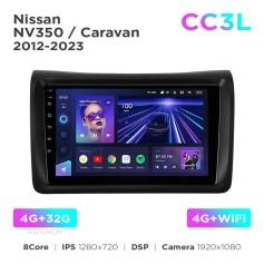 Radio samochodowe Teyes CC3L 4+32 Gb Nissan NV350 / Caravan 2012-2023 9"