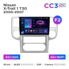 Radio samochodowe Teyes CC3 2k 4+32 Gb Nissan X-Trail 1 T30 2000-2007 (F2) 10"