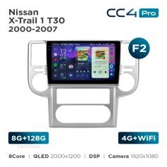 Radio samochodowe Teyes CC4 Pro 2k 8+128 Gb Nissan X-Trail 1 T30 2000-2007 (F2) 10"