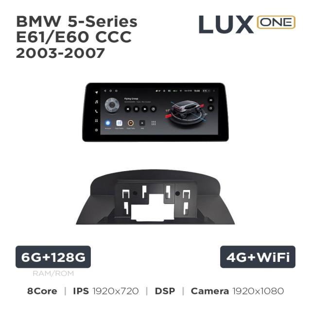 Radio samochodowe Teyes LUX ONE 6+128 Gb BMW 5-Series E61/E60 CCC 2003-2007 12.3"